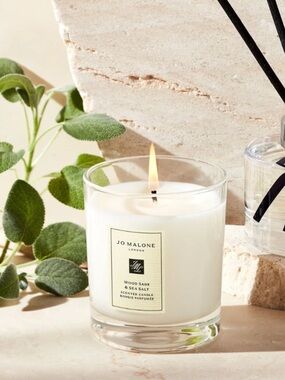 JO MALONE LONDON Wood Sage & Sea Salt Scented Candle 200g New in box! GWP